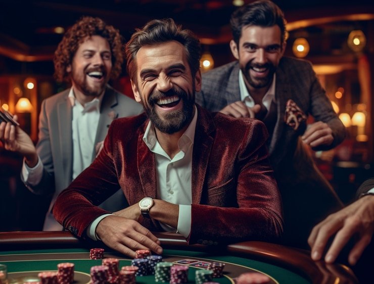 Dealer profesional Push Gaming dalam sesi dealer langsung